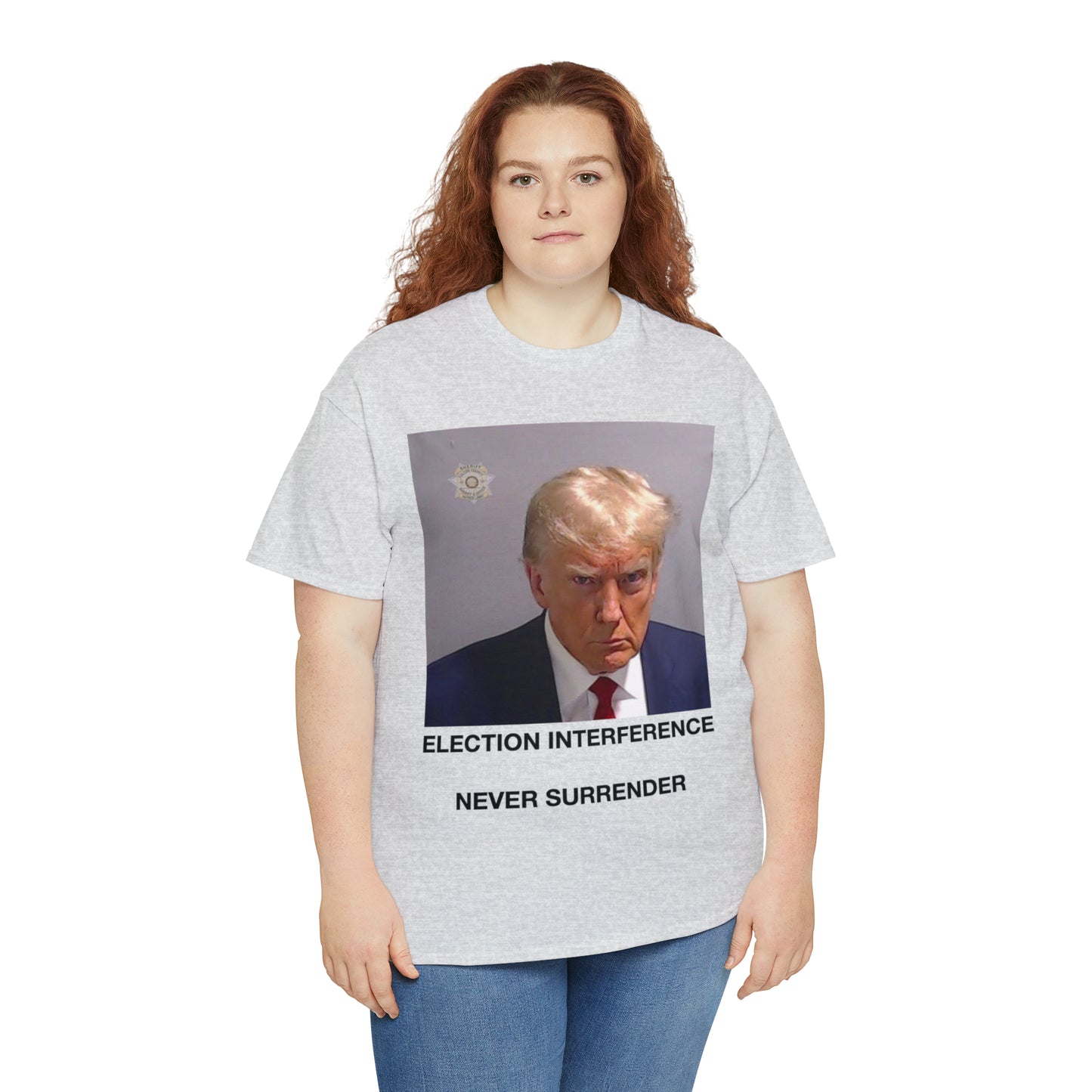 Donald Trump Mug Shot, Never Surrender Tee